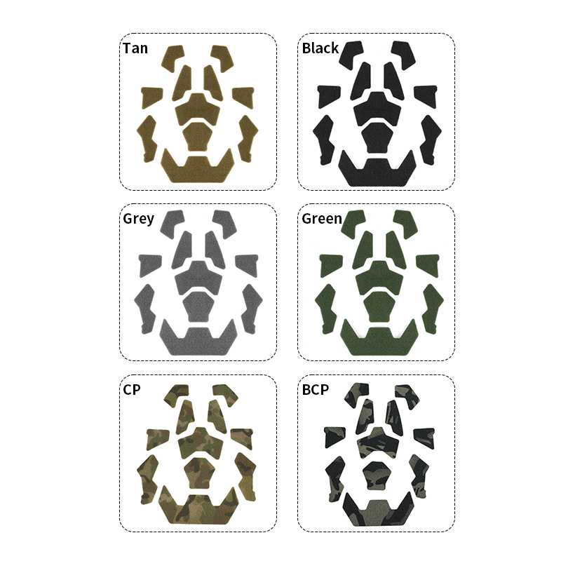 Sabado 11pcs 빠른 헬멧 마법 스티커 Airsoft 헬멧 패치 고리 및 루프 스티커 빠른 전술 헬멧 액세서리