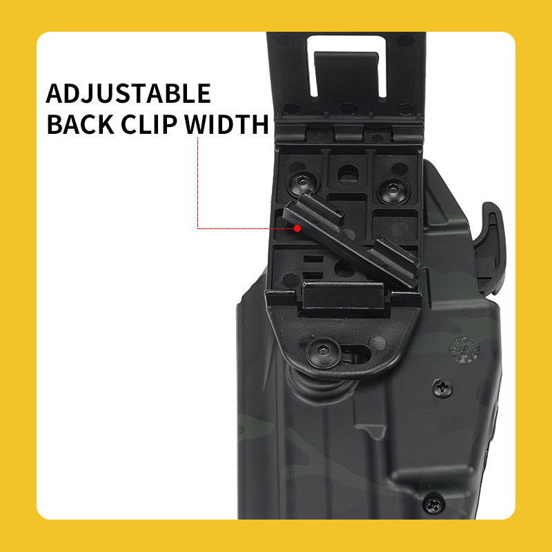 Sabado Tactical Nylon Universal 579 Quick Release Gun 홀스터 조절 가능한 벨트 클립