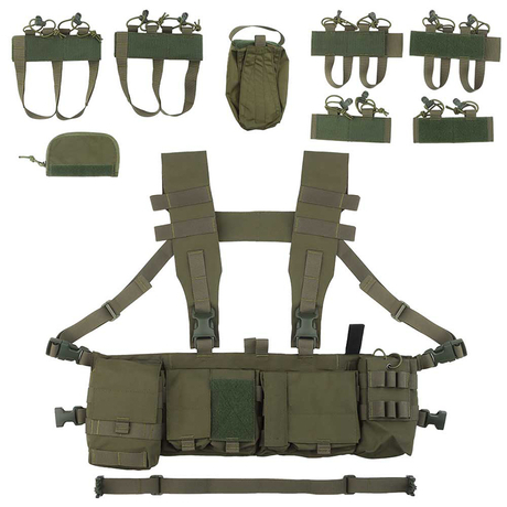 SABADO Tactical Chest Rig Gen IV H-Harness 5.56 7.62 MAG GP 파우치 신속하게 Airsoft Gear 플랫폼 MOLLE Hunting Vest