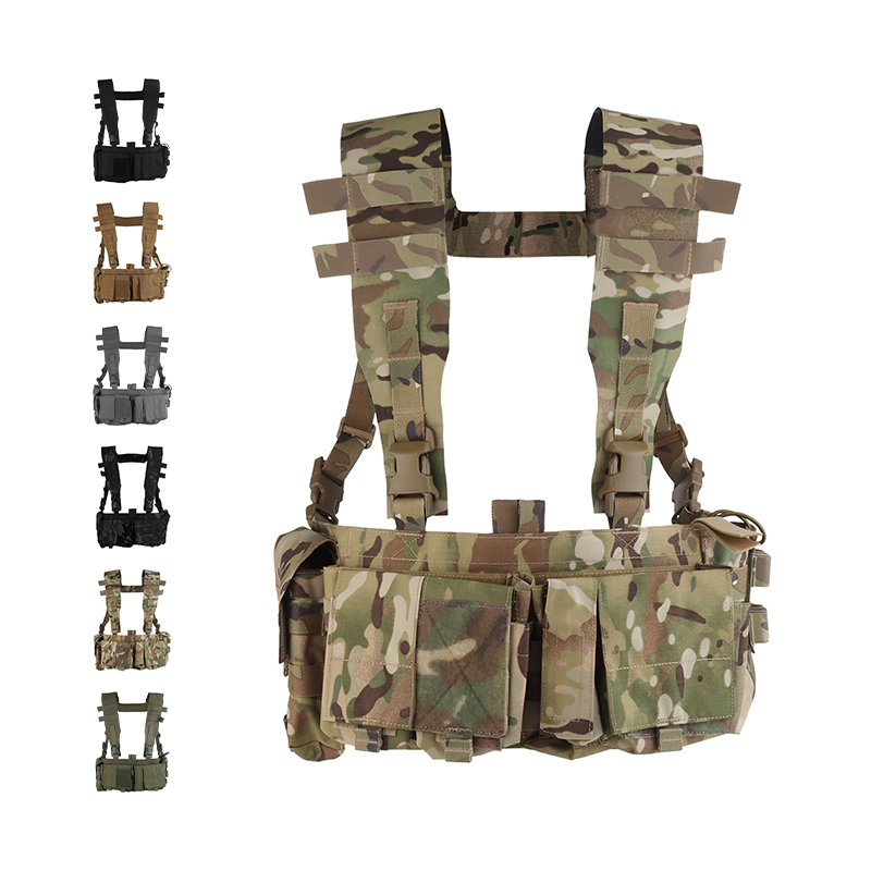 SABADO Tactical Chest Rig Gen IV H-Harness 5.56 7.62 MAG GP 파우치 신속하게 Airsoft Gear 플랫폼 MOLLE Hunting Vest