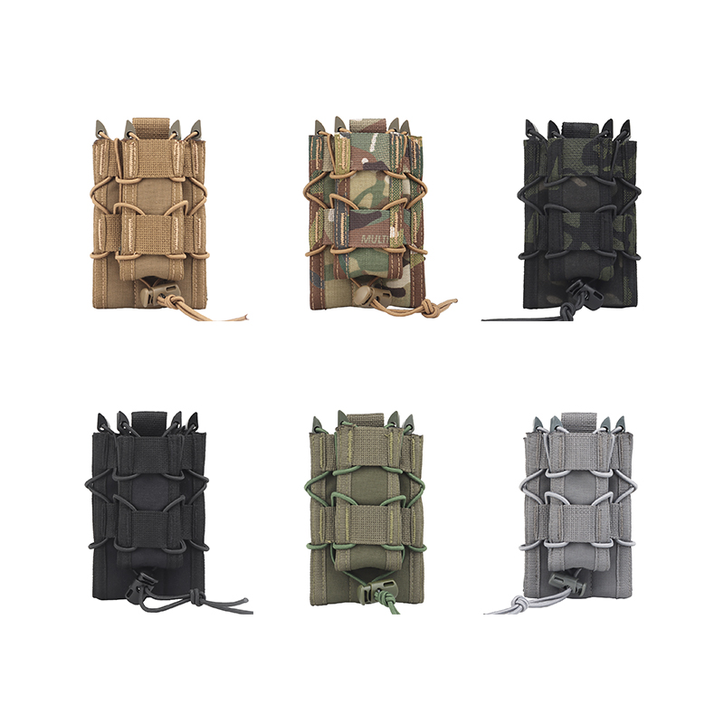 SABADO 군용 전술 MOLLE Mag Bag 5.56 조끼 벨트용 9mm 더블 스택 매거진 파우치