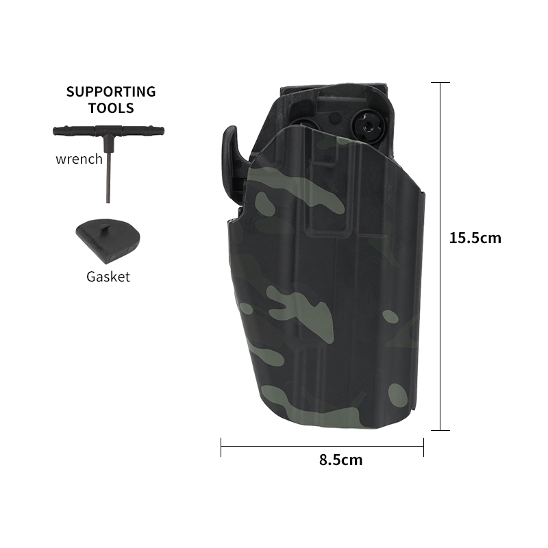 Sabado Tactical Nylon Universal 579 Quick Release Gun 홀스터 조절 가능한 벨트 클립