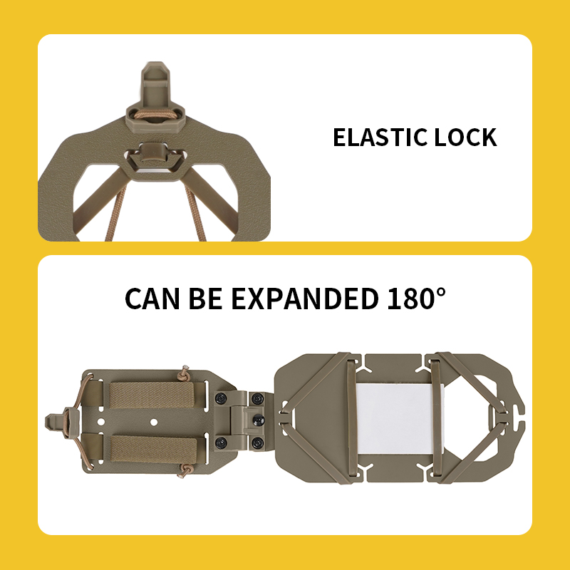 Sabado Combat 360 ° 회전 Molle Tactical Phone Mount | 군용 가슴 조끼 홀더