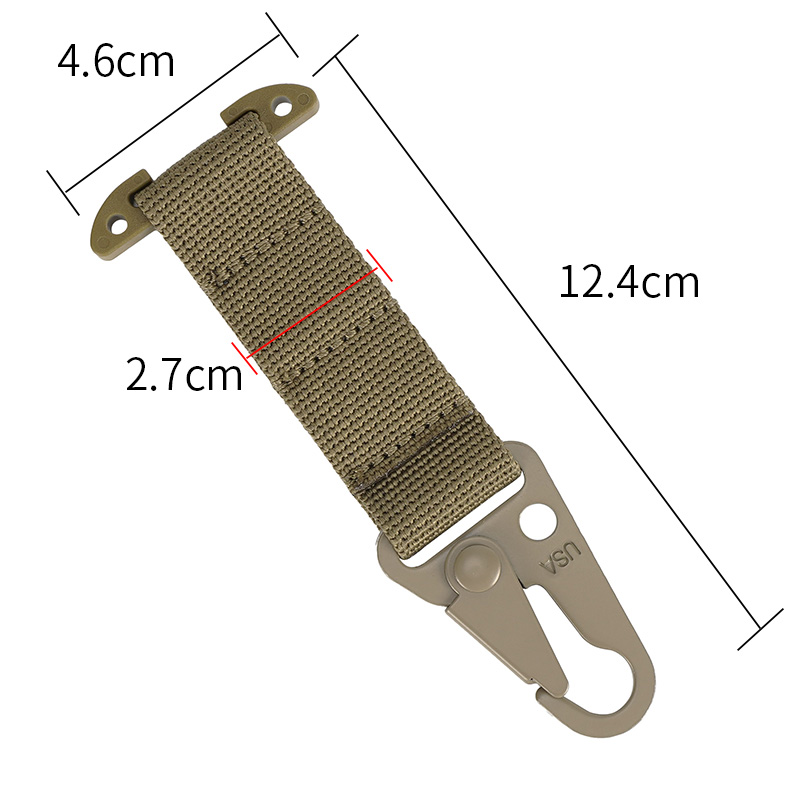 SABADO T-마운트 MOLLE 웨빙 배틀 벨트 클립 전술 벨트 클립 Molle 기어 클립 클래시 후크 교수형 Carabiner 