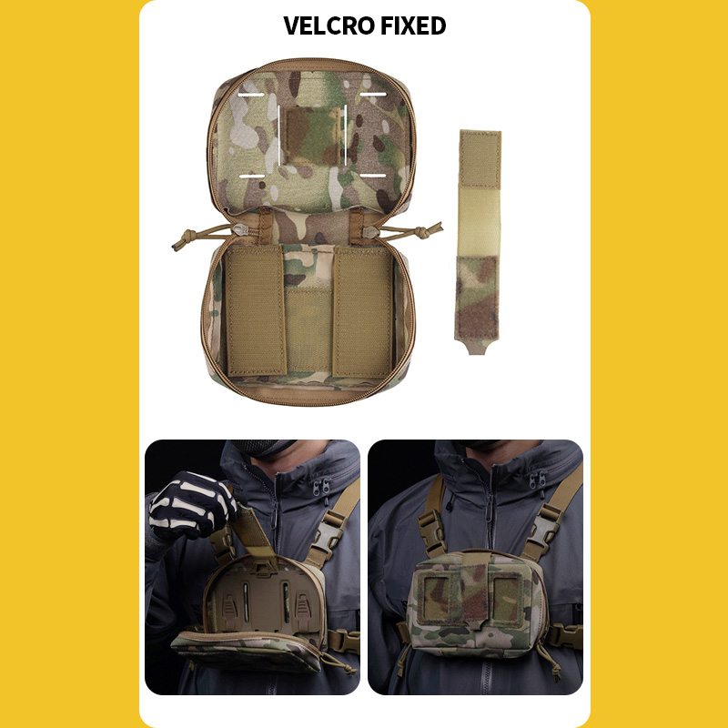 SABADO MOLLE 접이식 네비게이션 보드 파우치 Chest Rig Map Bag 접이식 네비게이션 보드 맵 파우치